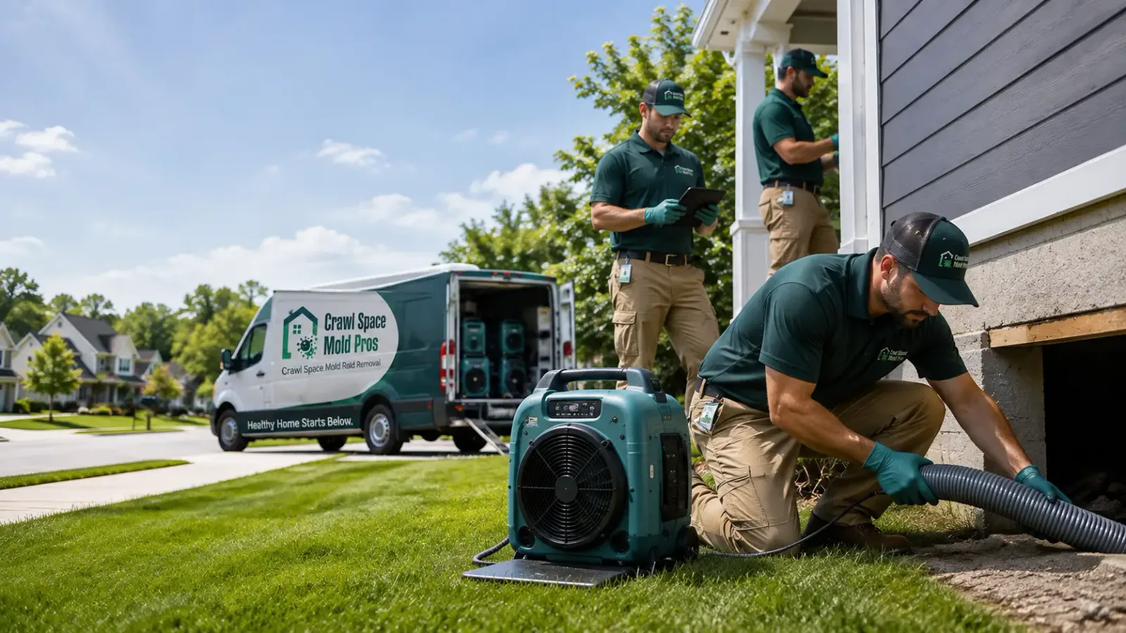 Crawl Space Mold Removal in Plymouth, NH